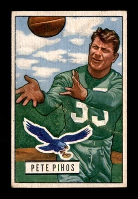 1951 Bowman #46 Pete Pihos   VGEX X2827413 - Image 1 of 2
