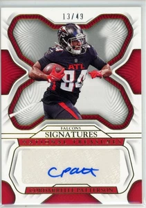 2022 Panini National Treasures Signatures Cordarrelle Patterson #SIG-CPA /49 - Picture 1 of 2