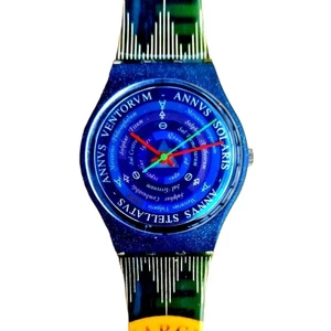 Reloj Swatch Vintage TAROT GN131 1993 Estándar Caballeros Raro Hecho en Suiza Cuarzo - Imagen 1 de 15