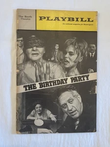 LA FIESTA DE CUMPLEAÑOS playbill HAROLD PINTER 1967 BROADWAY - Imagen 1 de 10