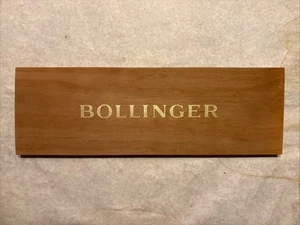 1 Rare Wine Wood Panel Bollinger Champagne Vintage CRATE BOX SIDE 9/25 1244 - Picture 1 of 2