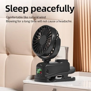 Mini Clipon Fan 4 Speed Adjustable Design for Personal Use and Cooling - Bild 1 von 14