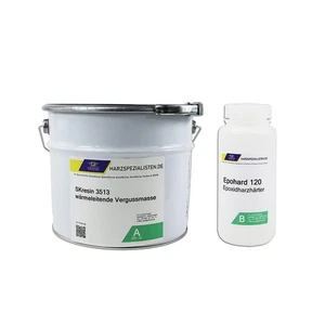 SET: 2,25 kg Wärmeleitende Polymer Vergussmasse 3513 mit Aluminium gefüllt Epoxi - Bild 1 von 2