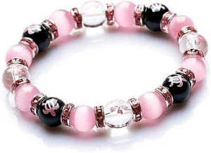 Juzu-Stil Heilstein Armband Sakura Kristall Honu Onyx Katzenauge mit Box 16 cm - Bild 1 von 8