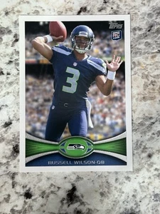 Russell Wilson 2012 Topps RC Rookie Seahawks Steelers Giants #165 - Picture 1 of 2