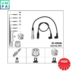 IGNITION CABLE KIT 0937 FOR SEAT IBIZAII AKV/APQ 1.4L AKK/ABD/ANW/AUD/AEX 1.4L - Picture 1 of 11