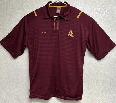 Nike Arizona State Authentic Sun Devils Men's Shirt Size Large Fit Dry - Image 1 of 4