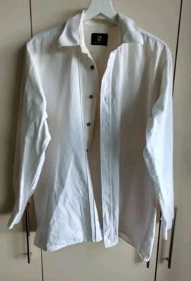 Vintage white men's shirt by Grachten, size M, 39/40 - Image 1 of 4