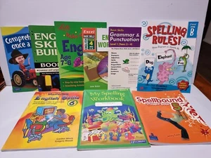 9 x Assorted English Education Homeschool Books - Picture 1 of 4