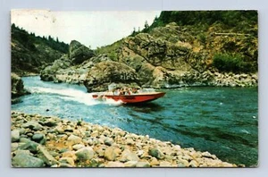 Postal Jetboat Ride Rogue River de California a Wis. 1975 publicada - Imagen 1 de 2