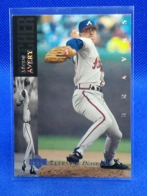 1994 Upper Deck Electric Diamond Steve Avery n Atlanta Braves #420 - Image 1 of 2