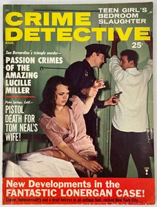 Crime Detective Magazine, August 1965, Vintage True Crime Stories, Pulp - Picture 1 of 4