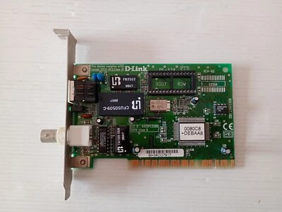 D-Link DE-528 Scheda Ethernet PCI Adapter 32 bit DE-528 Series Retrocomputing - Immagine 1 di 4