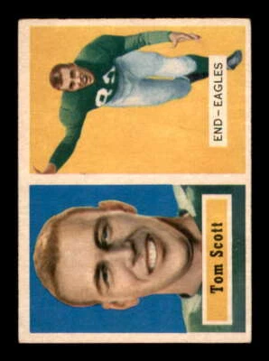 1957 Topps #25 Tom Scott EX/EX+ Eagles 543317 - Image 1 of 2