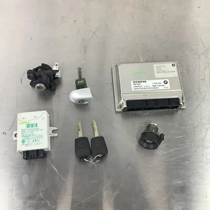 2000 BMW 328i E46 ECU KIT 7500255 MS42 TWO REMOTE KEYS Ignition Cylinder trunk - Picture 1 of 9