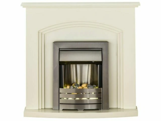 Adam Truro Fireplace Suite - Cream
