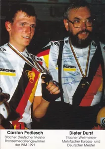 Dieter DURST - Germany, Gold World Cup 19744 et seq. cycling, original autograph! - Picture 1 of 1