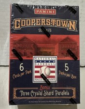 2013 Panini Cooperstown Factory Sealed Blaster Box 5 Packs Bonus 3 Crystal Shard