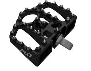 Flo Black Mini Moto Motorcycle Floorboards 55-19 Harley Dyna Touring Softail XL - Picture 1 of 2