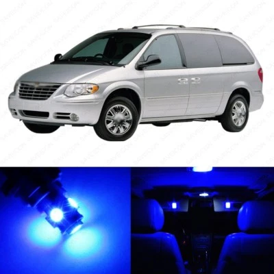 16 x Blue LED Interior Light Package For 2001 - 2007 Chrysler Town Country TOOL - Image 1 of 4
