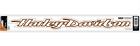 Harley-Davidson Aufkleber Modell HD Cut to Shape schwarz weiß orange #CG33400