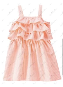 Gymboree Mädchen 3T Island Cruise Neon gestreiftes Rüschenkleid gebraucht, in einwandfreiem Zustand - Bild 1 von 4