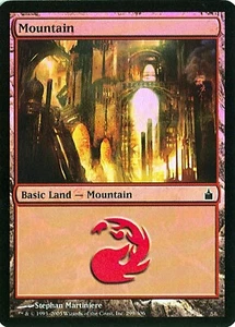 MTG - Ravnica: City of Guilds - Mountain #299 - Foil - Various conditions - Picture 1 of 1