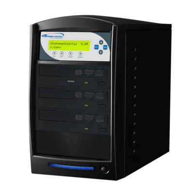 SharkCopier 2 Target 24X CD DVD Duplicator Copier Tower with 2 TB HDD + USB 3.0 - Image 1 of 4