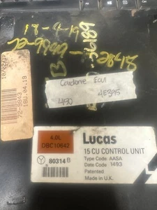 DBC10642 Jaguar XJ6 1993-1994 ecm ecu computer - Picture 1 of 4