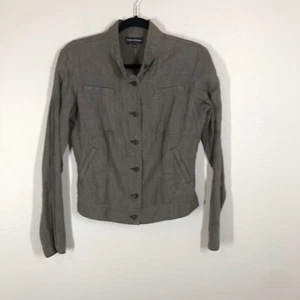 Marc O'Polo braune leichte Damenjacke Größe 36 100 % Leinen geknöpft Taschen - Bild 1 von 10