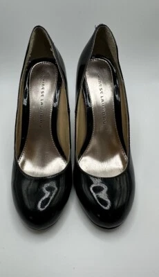 Zapatos chinos de lavandería talla 8,5 charol negro plataforma tacones de aguja fiesta nuevo año Foto 1 de 4