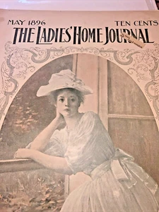 The Ladies Home Journal May 1896 Easter Fashion Gardening Cooking House Plans  - Picture 1 of 13