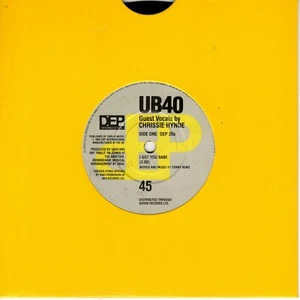 UB40 (Guest Vocals by Chrissie Hynde) - I Got You Babe (7" Single 1985) VG+ - Picture 1 of 2