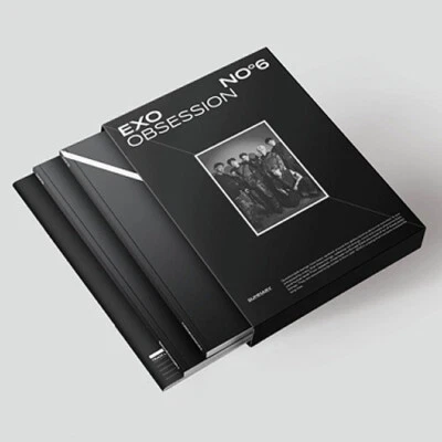 EXO OBSESSION 6th Album OBSESSION Ver CD+Photo Book+Lyric+F.Poster+2 Card SEALED