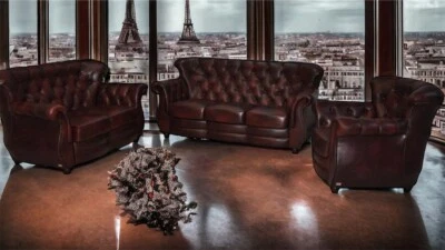 Chesterfield Set 3-2-1 Shakespeare Premium  Neues Modell 2025/26 D100 - Bild 1 von 4