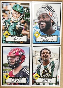 2022 Topps Premiere Lacrosse League PLL 1952 Retro Singles *U Pick From List*