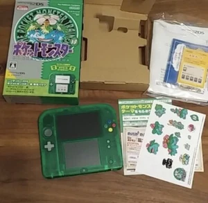 Nintendo 2DS Pokemon Pocket Monster Game Console Green Limited Pack Ver no soft - Picture 1 of 11