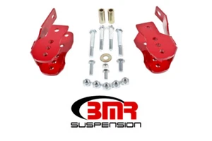 For 2005-2014 Mustang BMR Bolt-On Control Arm Relocation Brackets Red - Picture 1 of 2