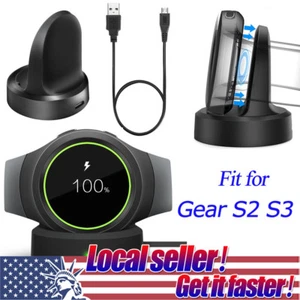 Wireless Charging Dock Cradle Fast Charger For Samsung Gear S2/S3 Smart Watch - Picture 1 of 12