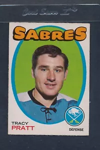 1971/72 OPC O-Pee-Chee #107 Tracy Platt Sabres EX *347 - Bild 1 von 1
