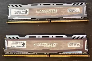 Ballistix Sport 8GB (2x4GB) DDR4 2400MHz RAM BLS4G4D240FSB.8FBD - Picture 1 of 2
