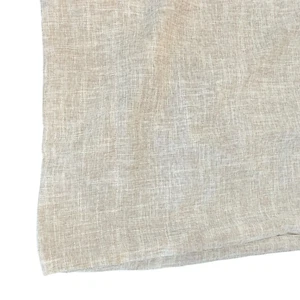 West Elm Kids Curtain Panel 48 x 96 Beige Natural Textured Woven Brown - Picture 1 of 8