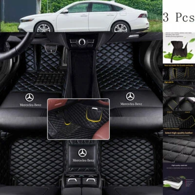 For Mercedes Benz All Models Car Floor Mats Auto Custom Liner Carpets Waterproof - Image 1 of 4