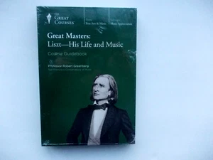 The Great Courses - Great Masters:Lizst His Life & Music 6 Hours NEW & SEALED - Picture 1 of 2