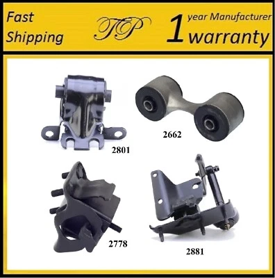 4PCS MOTOR & TRANS MOUNT FOR BUICK 1994-1999 LeSabre, 1994-1996 PARK AVENUE 3.8L — 第 1/4 张图片