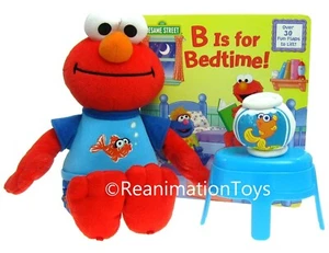 Sesame Street B es para Bedtime Elmo con Goldfish Dorothy y libro ¡Funciona limpio! - Imagen 1 de 3