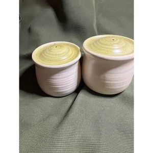 Vintage Franciscan Dinnerware Green Hacienda Salt & Pepper Shaker - Picture 1 of 5