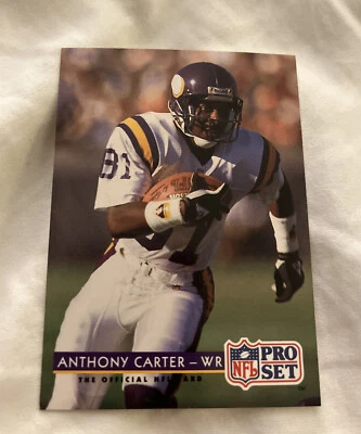 Anthony Carter #236 Pro Set 1992 Football Card (Minnesota Vikings) - Image 1 of 2