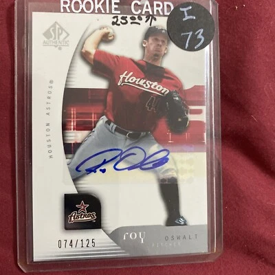 2005 SP collection autograph Roy OSWALT #84 - Image 1 of 4
