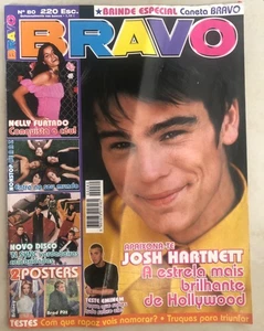 Bravo Magazine #80 Josh Hartnett On Cover / Britney Spears + Brad Pitt Posters  - Picture 1 of 7